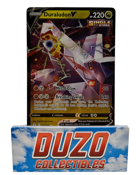 Duraludon V Ultra Rare 122/203 Pokemon 2021 Evolving Skies