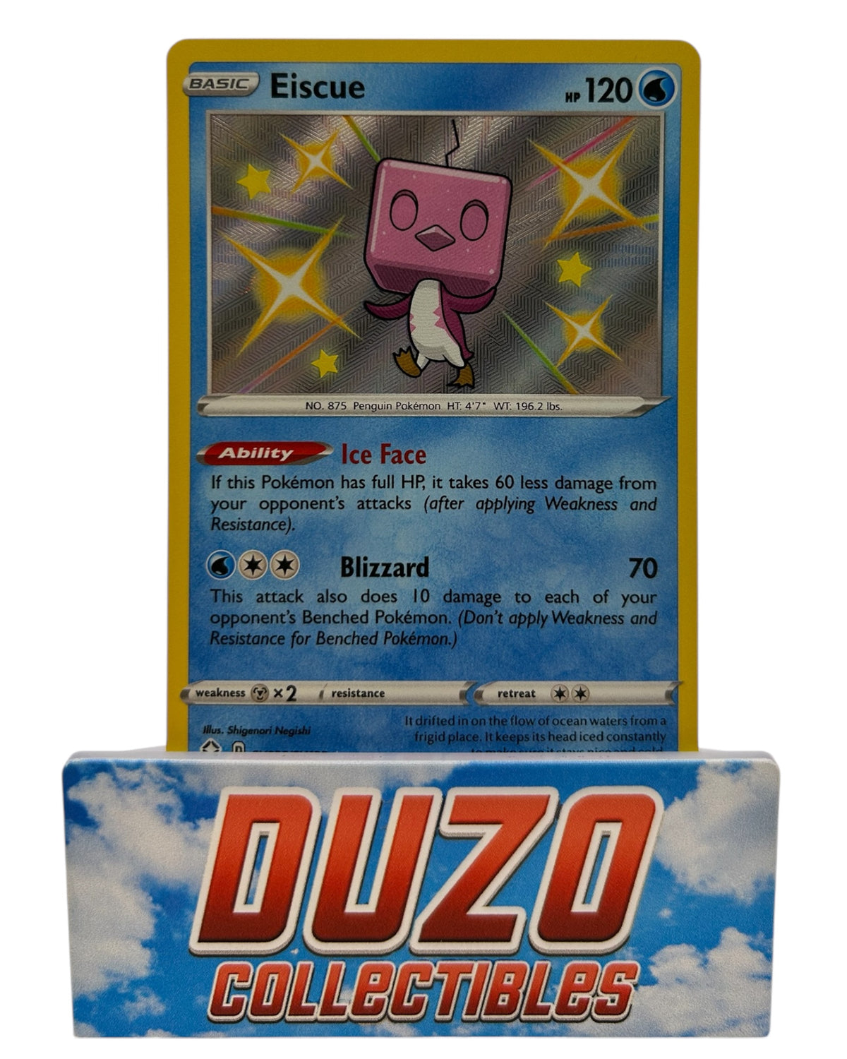 Eiscue Shiny SV035/SV122 Pokemon Nintendo 2021 Shining Fates