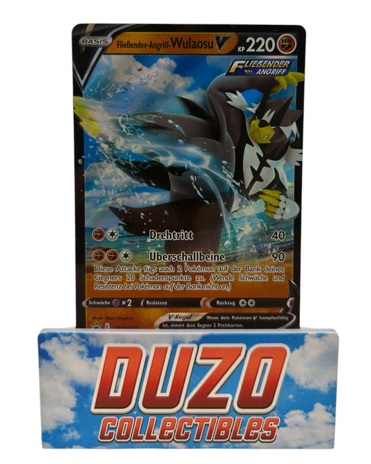 Fließender-Angriff-Wulaosu V Promo SWSH107 Pokemon 2021 Schwert und Schild