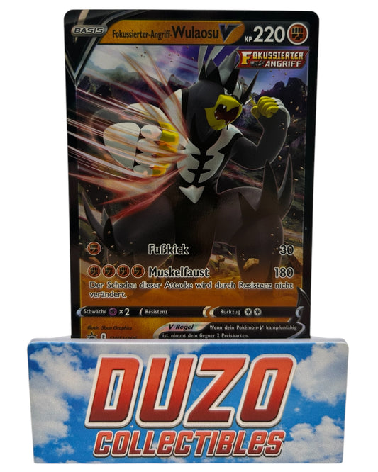 Fokussierter-Angriff-Wulaosu V Promo SWSH106 Pokemon 2021 Schwert und Schild