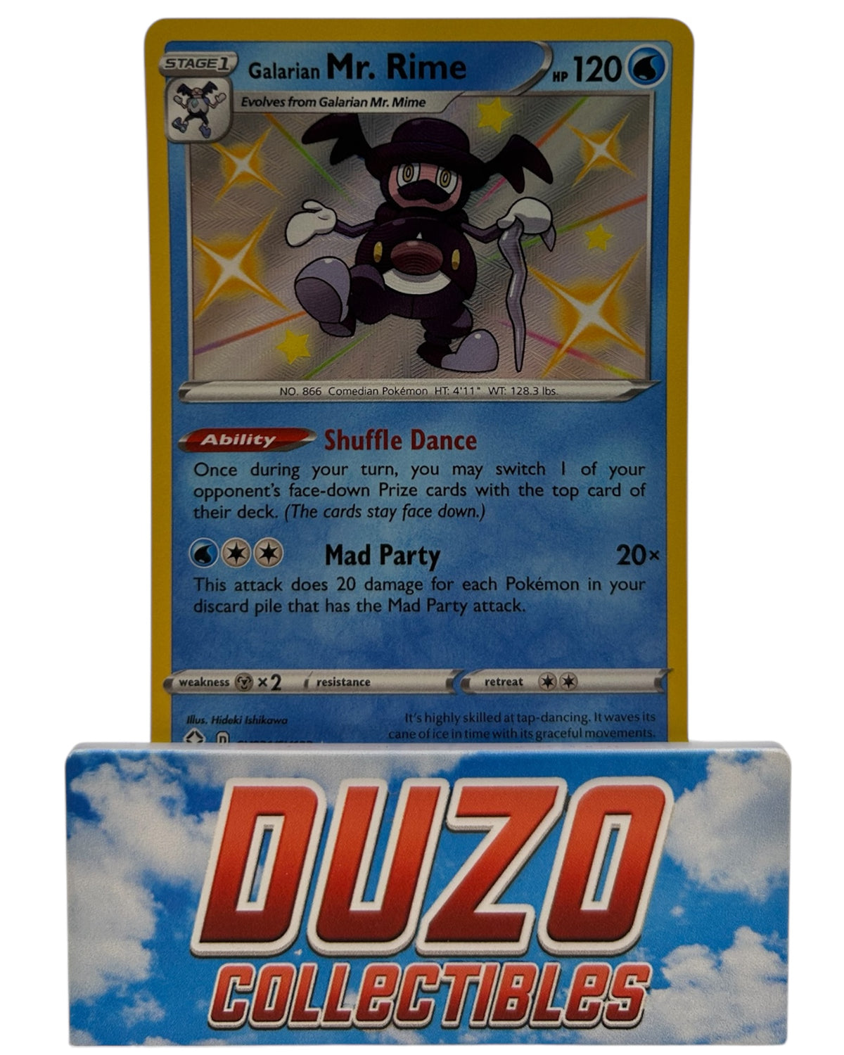 Galarian Mr. Rime Shiny SV021/SV122 Pokemon Nintendo 2021 Shining Fates