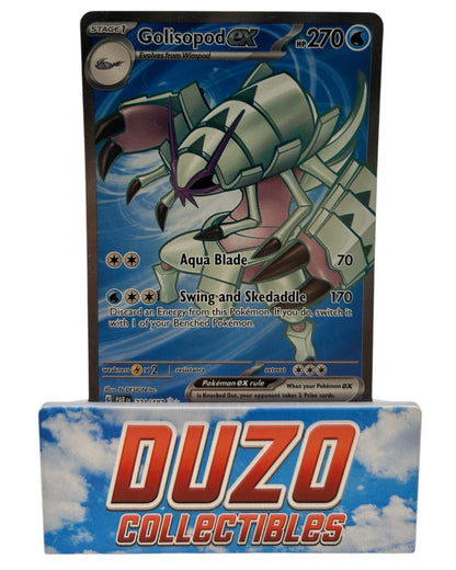 Golisopod EX Fullart 221/182 2023 Pokemon Paradox Rift