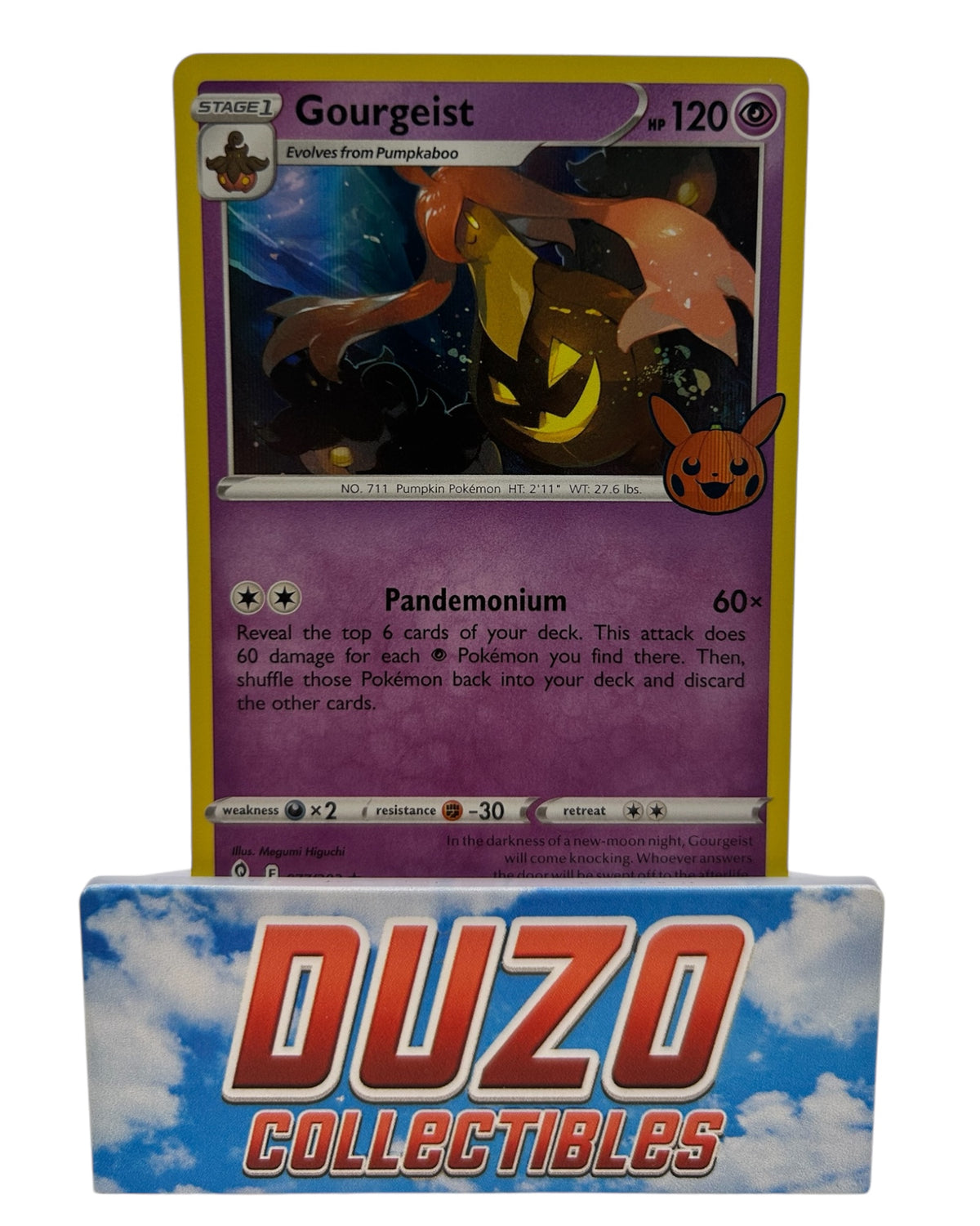 Gourgeist Holo 077/203 Pokemon 2021 Trick or Trade