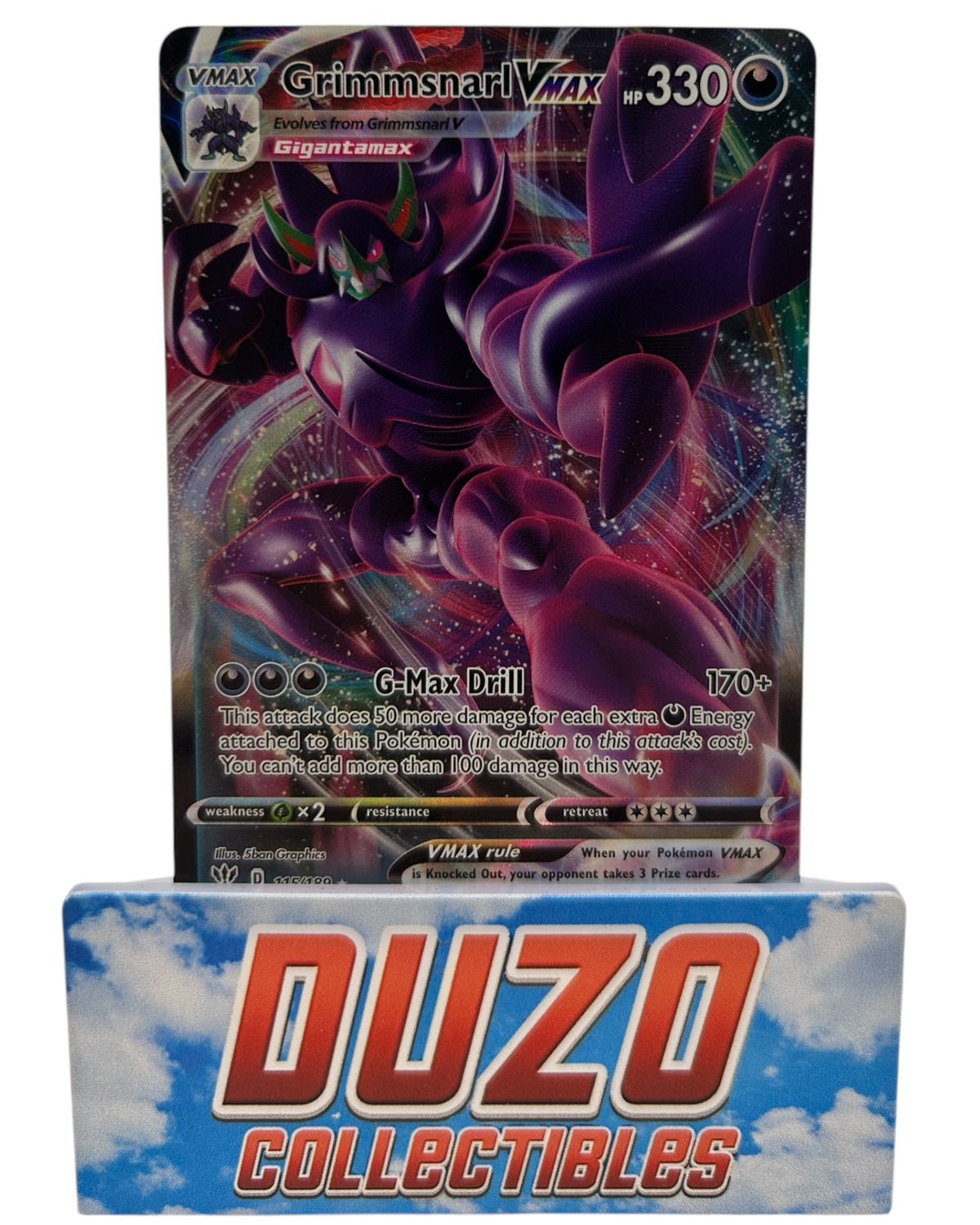 Grimmsnarl VMAX 115/189 Pokemon 2022 Astral Radience