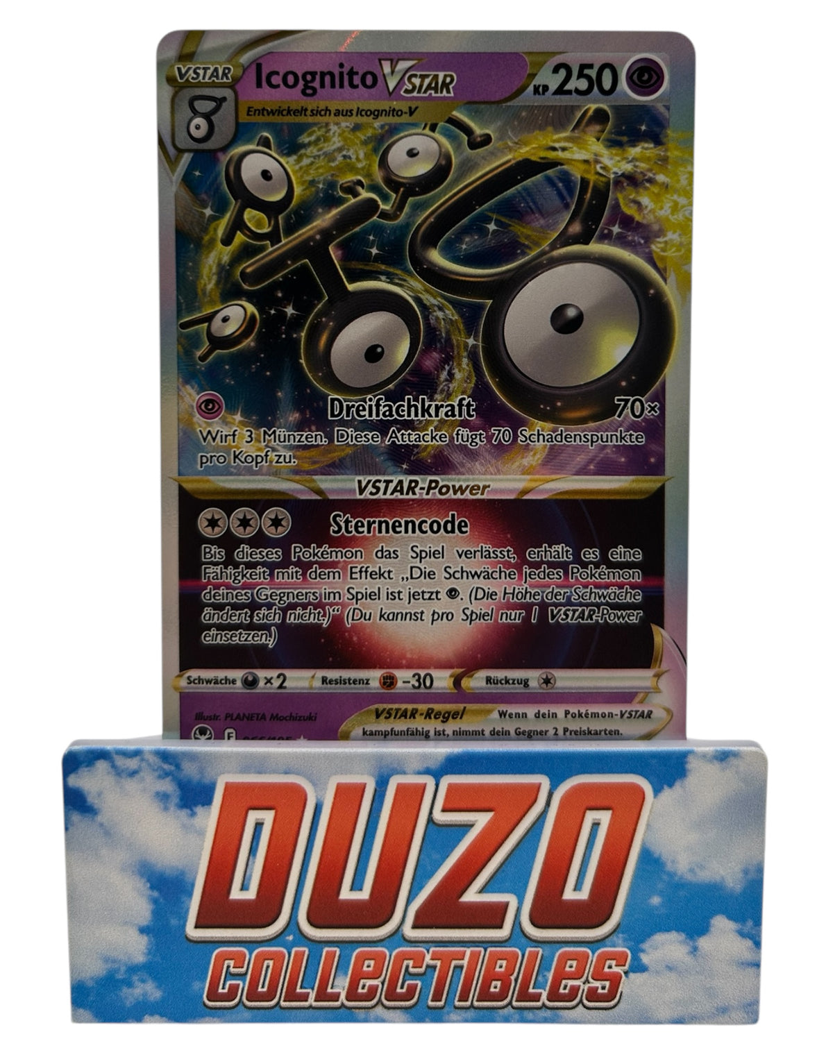 Icognito VSTAR Ultra Rare 066/195 Pokemon 2022 Silberne Sturmwinde