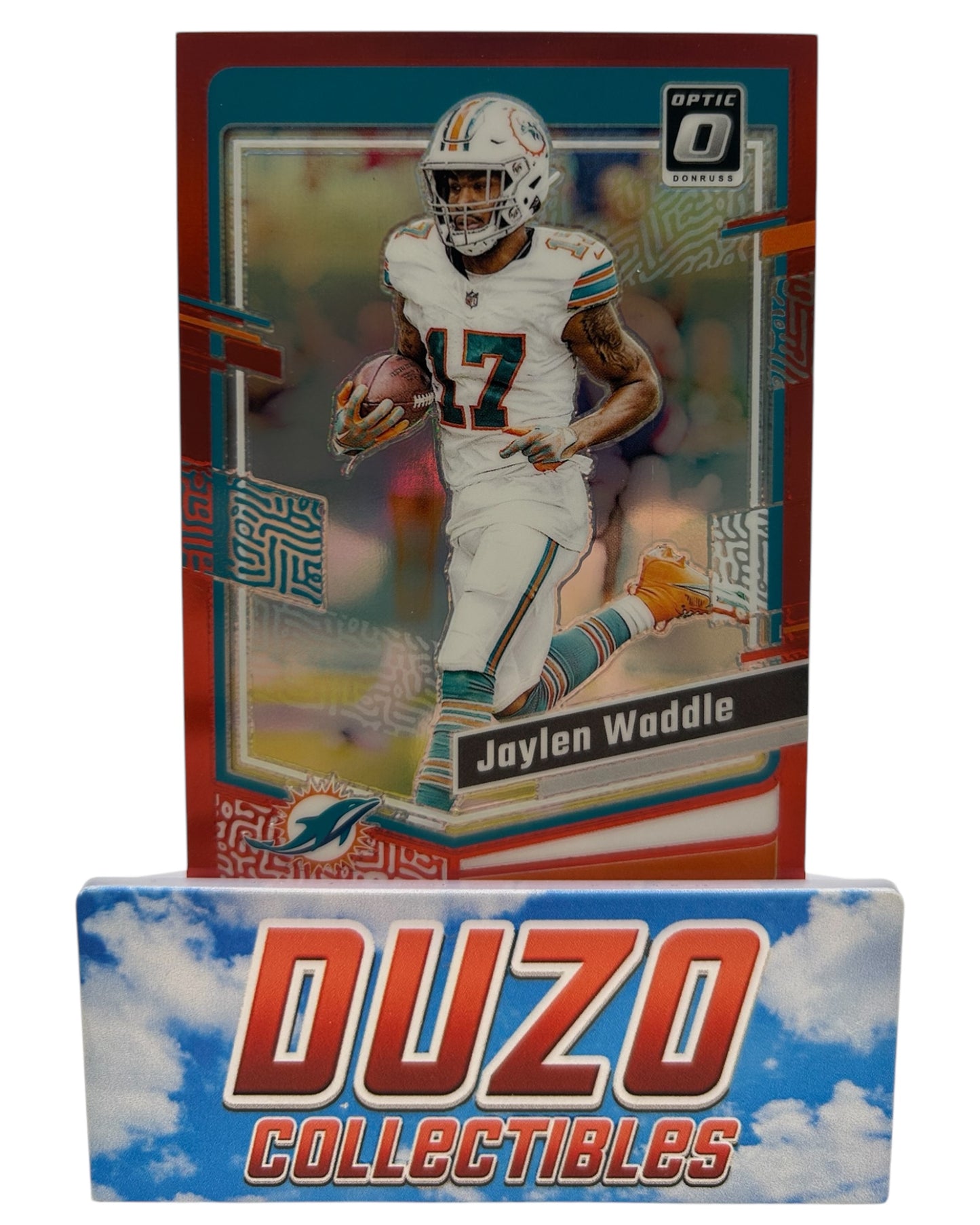 Jaylen Waddle Red /99 Panini 2023 Donruss Optic No.116