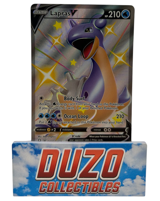 Lapras Shiny V Fullart SV110/SV122 Pokemon 2021 Shining Fates
