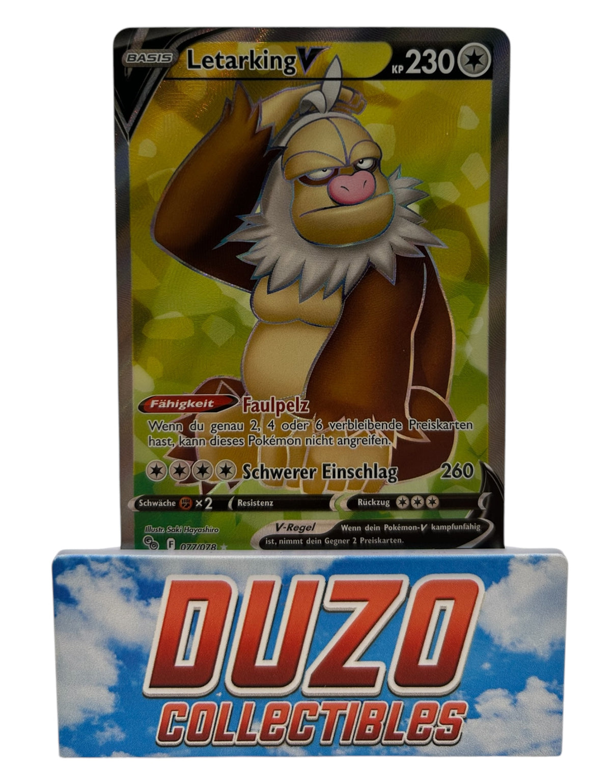 Letarking V Fullart 077/078 Pokemon Nintendo 2022 Pokemon Go