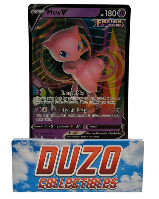Mew V Ultra Rare 113/264 Pokemon 2021 Fusion Strike