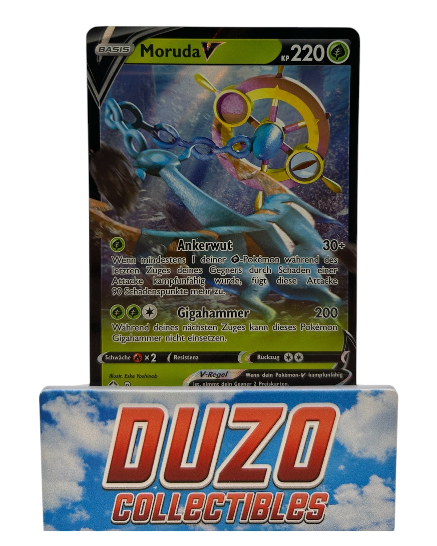 Moruda V 009/072 Pokemon 2021 Glänzendes Schicksal