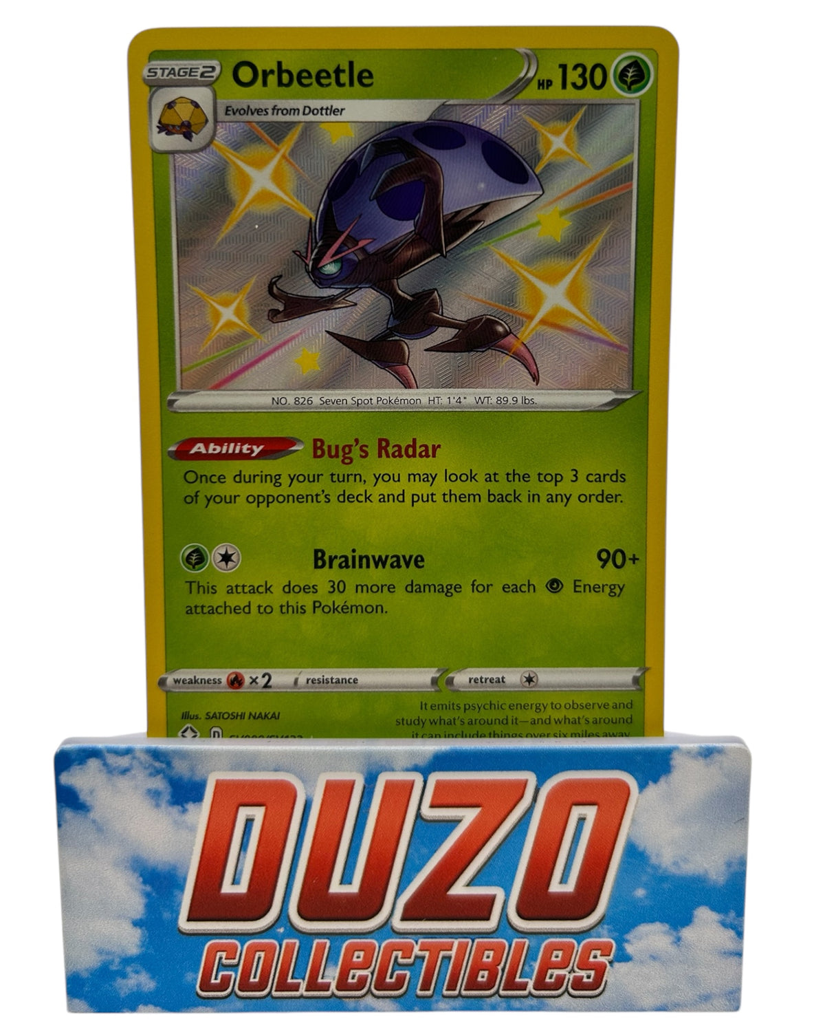 Orbeetle Shiny SV009/SV122 Pokemon Nintendo 2021 Shining Fates