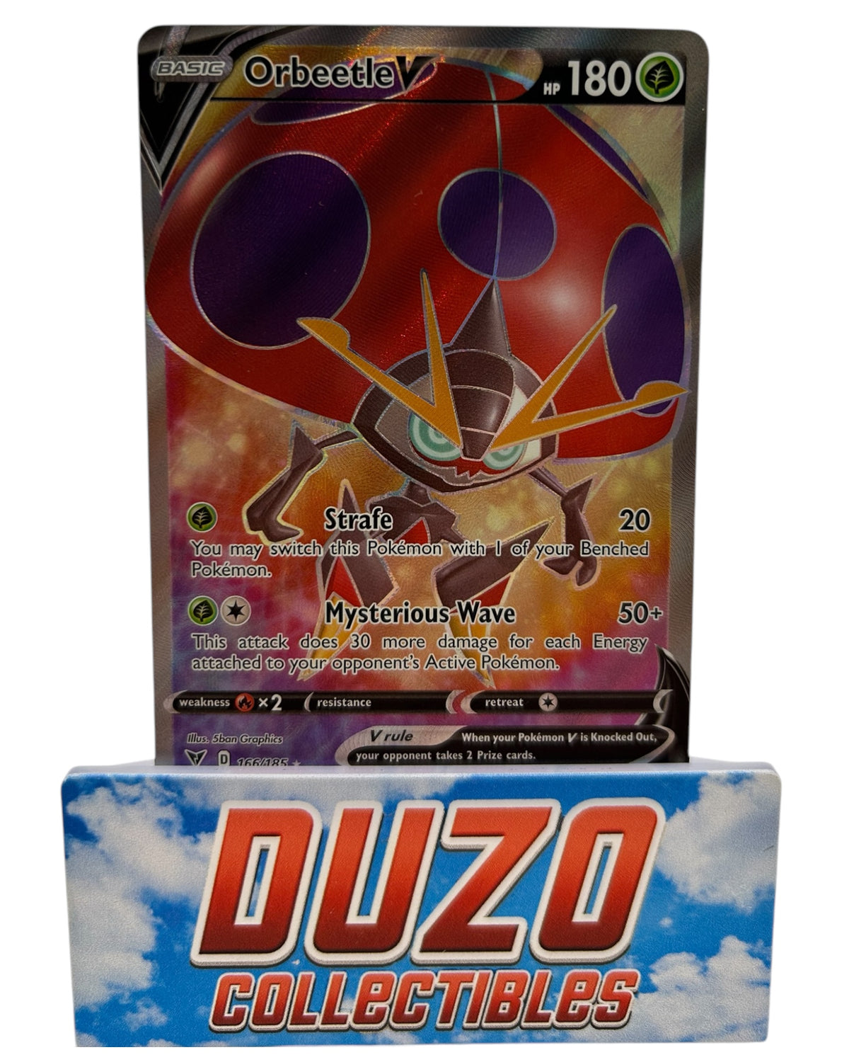 Orbeetle V Fullart 166/185 2020 Pokemon Vivid Voltage