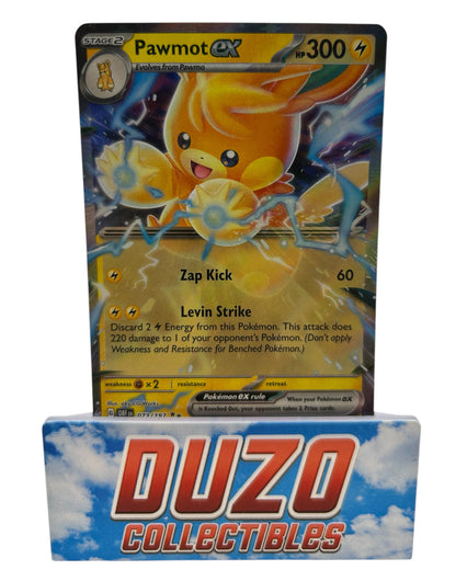 Pawmot EX Pokemon 2023 Obsidian Flames No.073/197