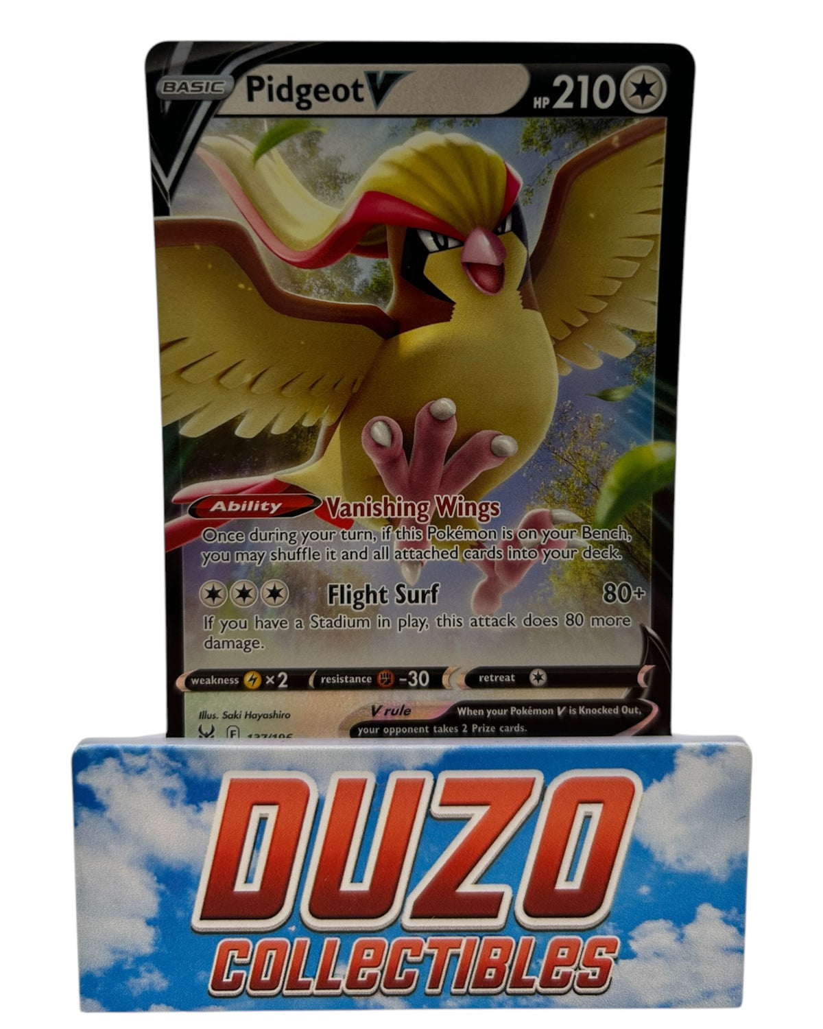 Pidgeot V Fullart 137/196 Pokemon 2022