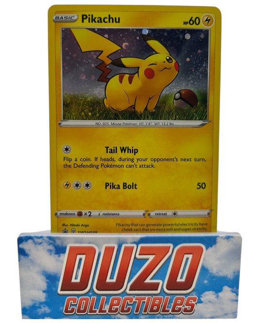 Pikachu Black Star Promo SWSH039 Pokemon 2020 Sword and Shield