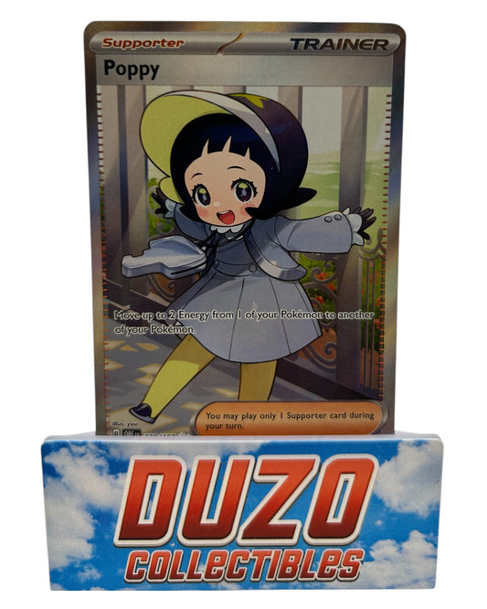 Poppy Full Art Trainer 220/197 2023 Pokemon Obsidian Flames