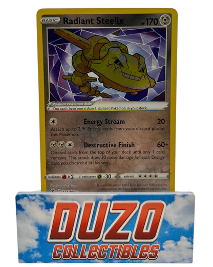 Radiant Steelix 124/196 2022 Pokemon Lost Origins