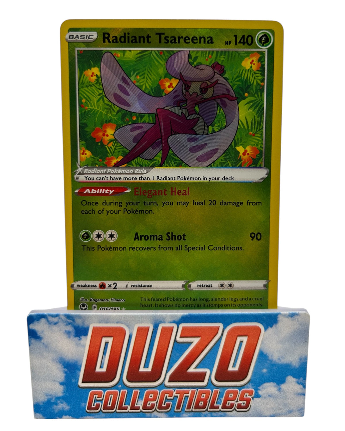 Radiant Tsareena 016/195 2022 Pokemon Silver Tempest