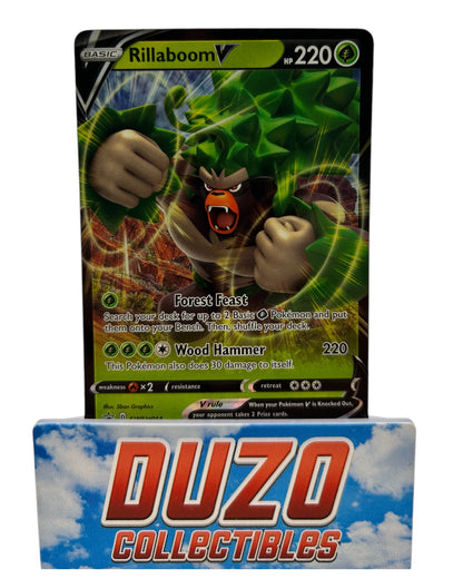 Rillaboom V Black Star Promo SWSH014 Pokemon 2020 Sword and Shield
