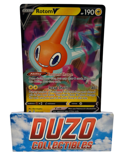 Rotom V 045/159 Pokemon 2023 Crown Zenith
