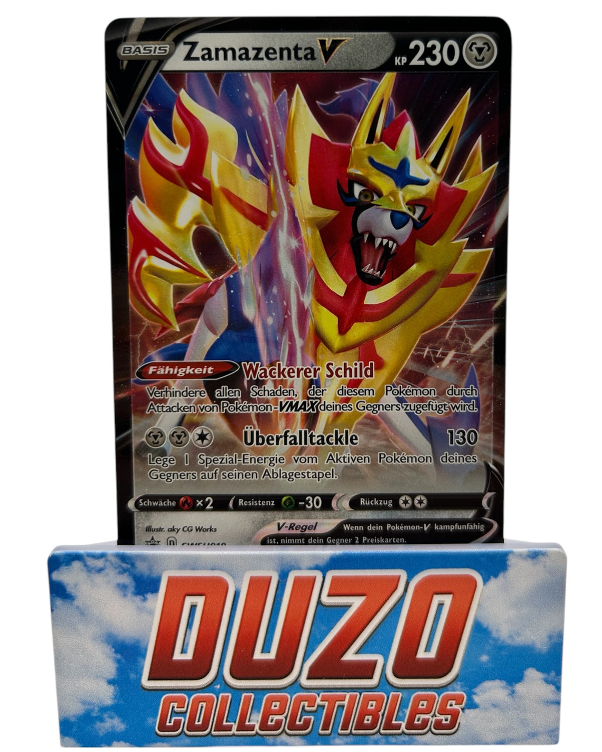 Zamazenta V Black Star Promo SWSH019 2020 Pokemon Schwert und Schild