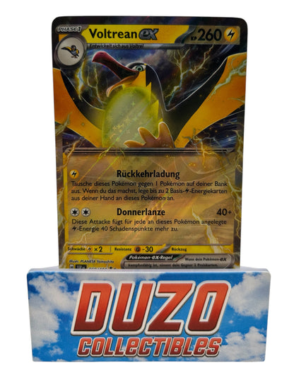 Voltrean EX 068/191 Pokemon 2024 Stürmische Funken