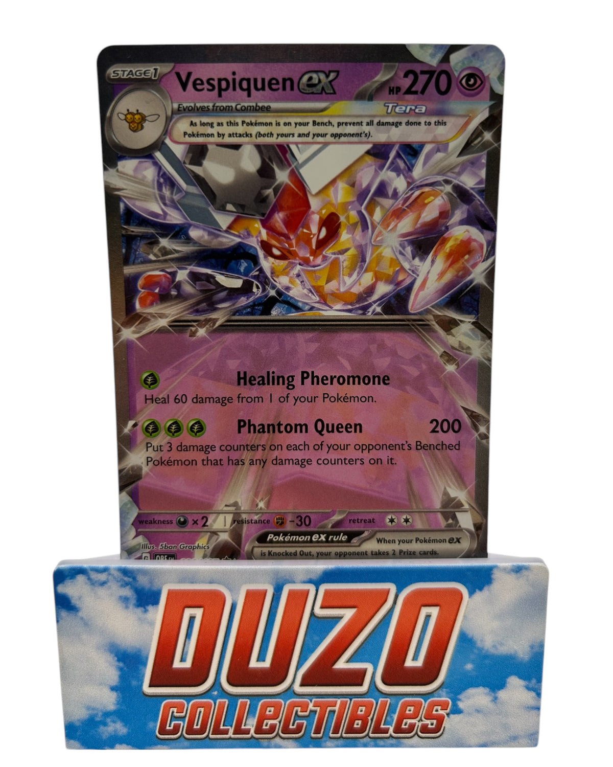 Vespiquen EX Pokemon 2023 Obsidian Flames No.096/197