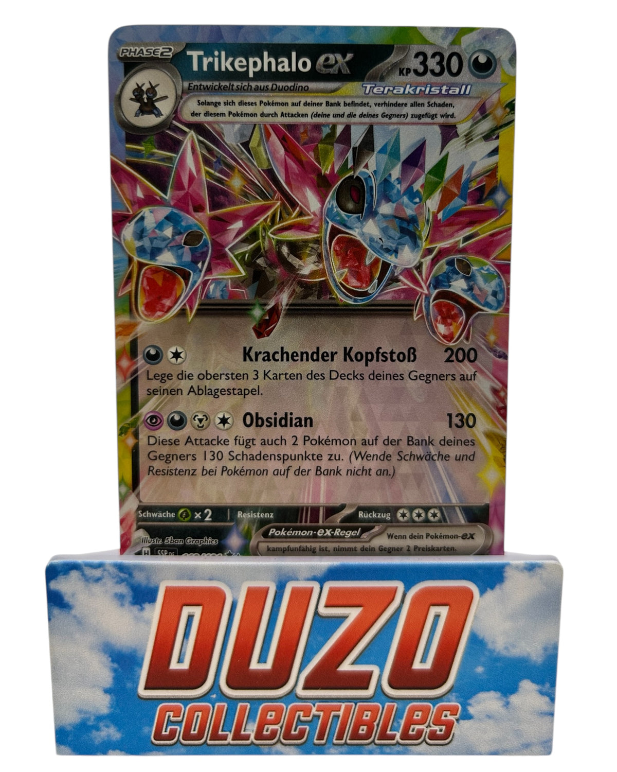 Trikephalo EX 119/191 Pokemon 2024 Stürmische Funken