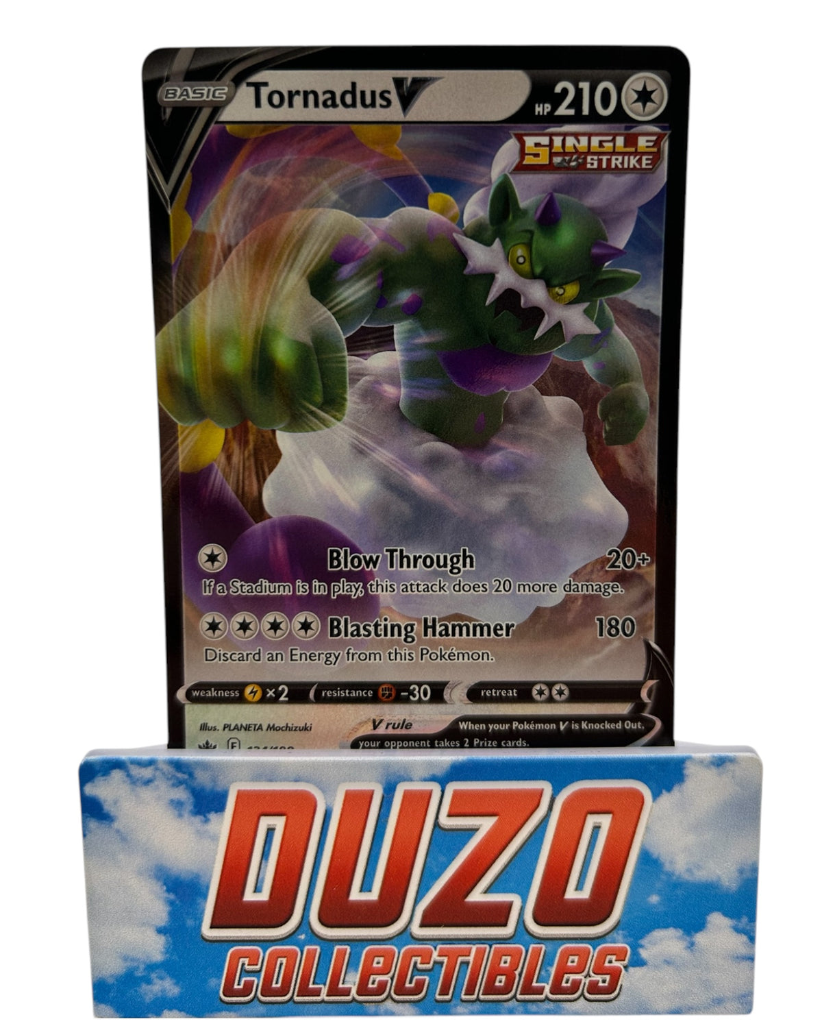 Tornadus V Ultra Rare 124/198 Pokemon Chilling Reign