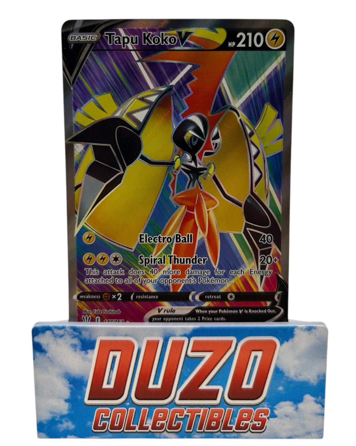 Tapu Koko V Fullart 147/163 Pokemon Battle Styles