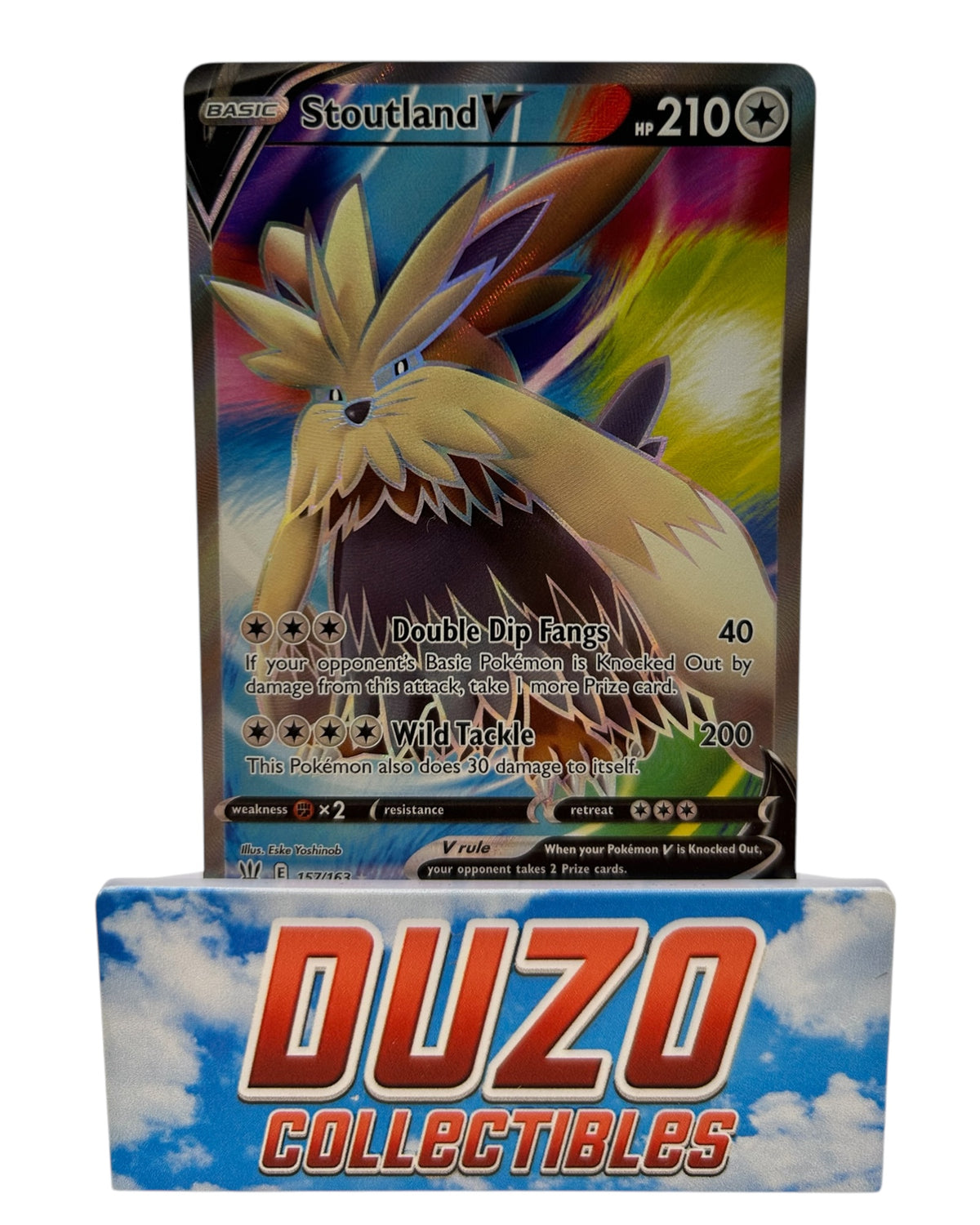Stoutland V Fullart 157/163 Pokemon Battle Styles