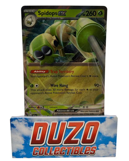 Spidops EX Ultra Rare 019/198 Pokemon Scarlet and Violet