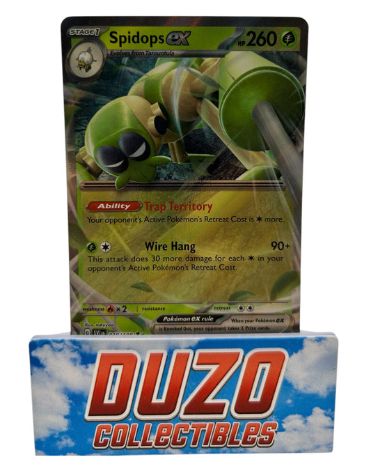 Spidops EX Ultra Rare 019/198 Pokemon Scarlet and Violet