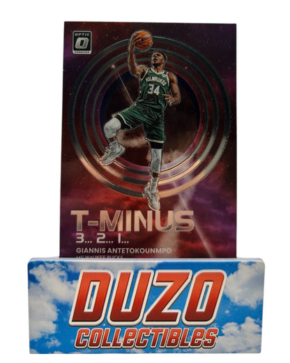 Giannis Antetokounmpo T-Minus 3...2...1... 2022-23 Panini Donruss Optic No.6