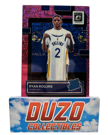 Ryan Rollins Pink Disco /25 2022-23 Panini Donruss Optic No.211