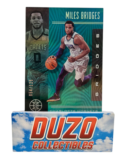 Miles Bridges Turquoise /125 2019-20 Panini Illusions No.41