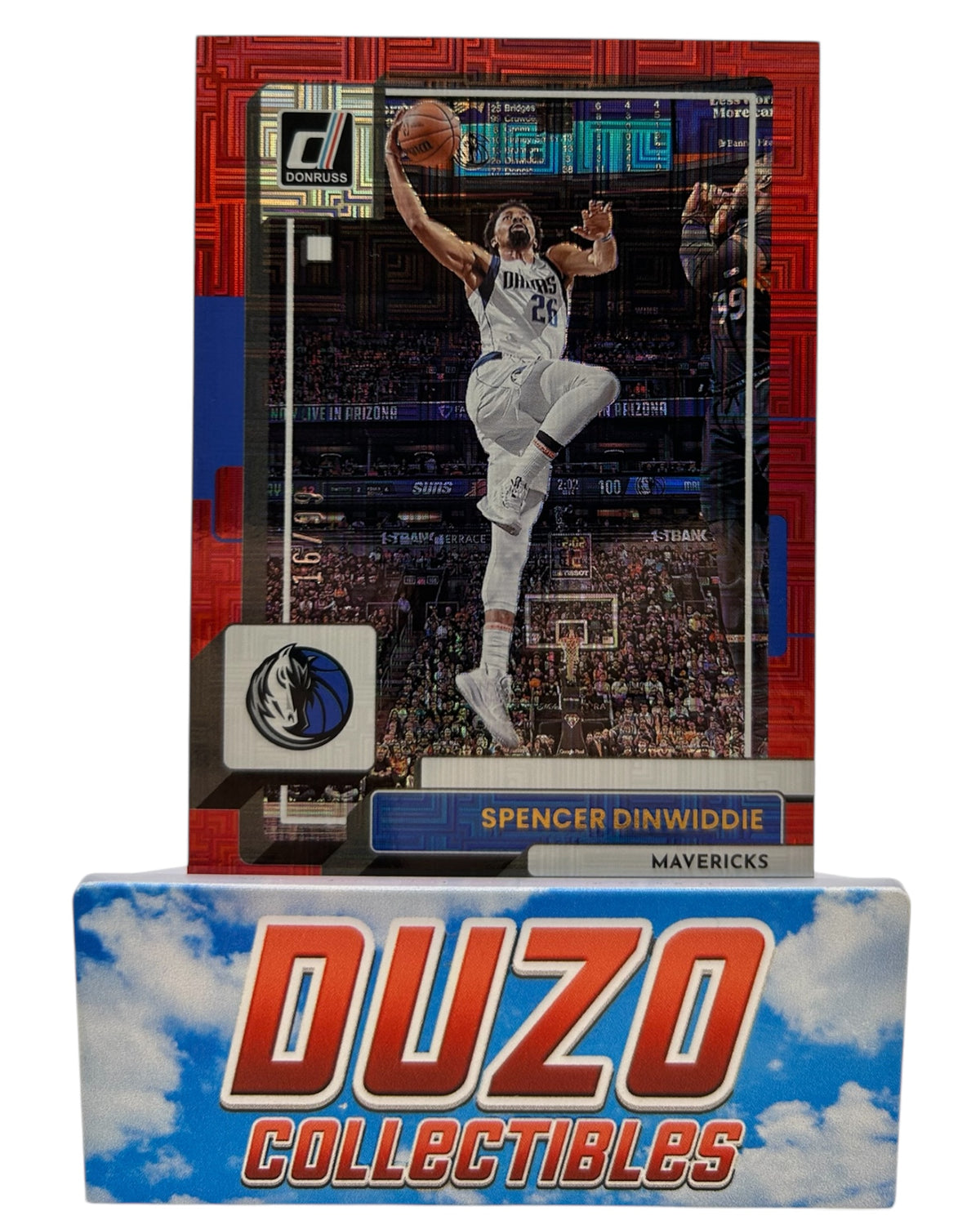 Spencer Dinwiddie Red Mojo /99 2022-23 Panini Donruss No.144