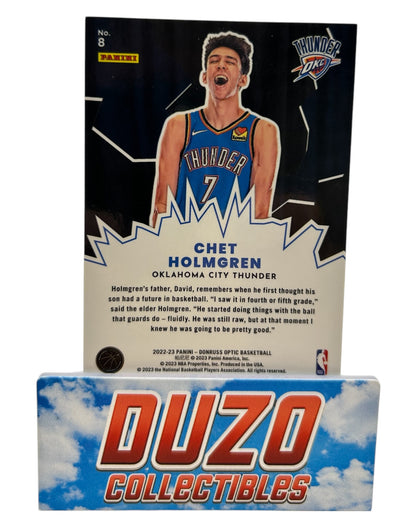 Chet Holmgren Rookie My House 2022-23 Panini Donruss Optic No.8