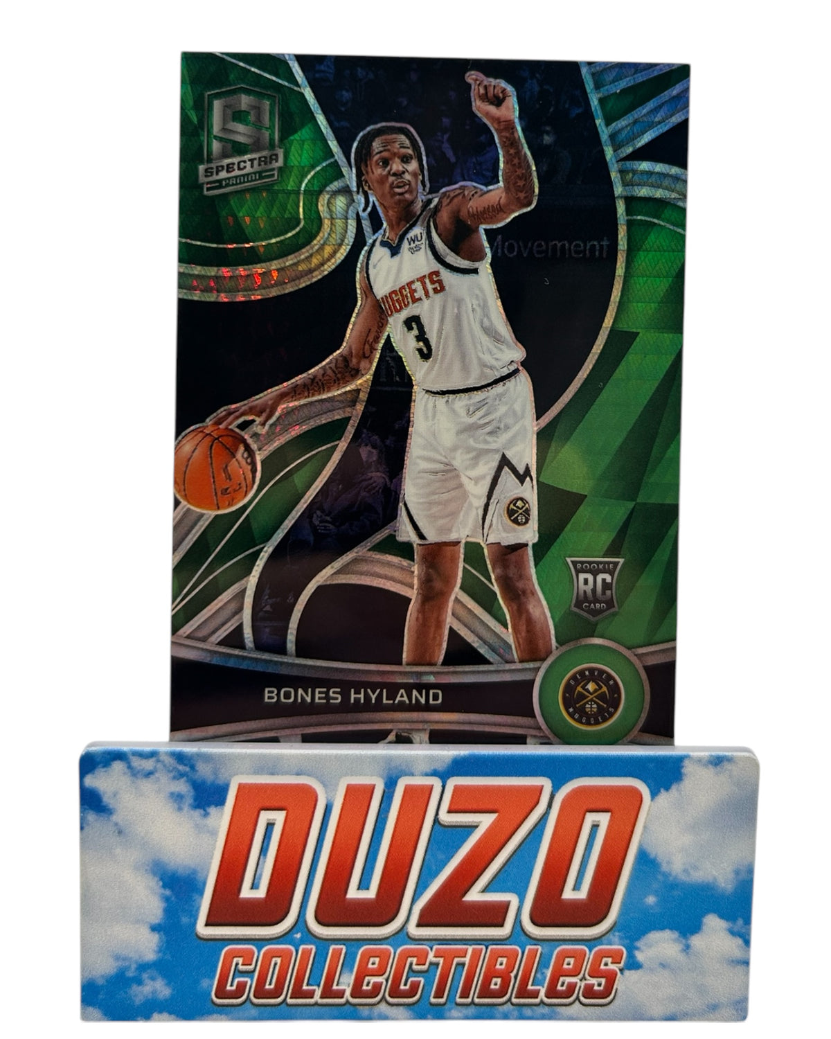 Boney Hyland Asia Green Rookie 2021-22 Panini Spectra No.113