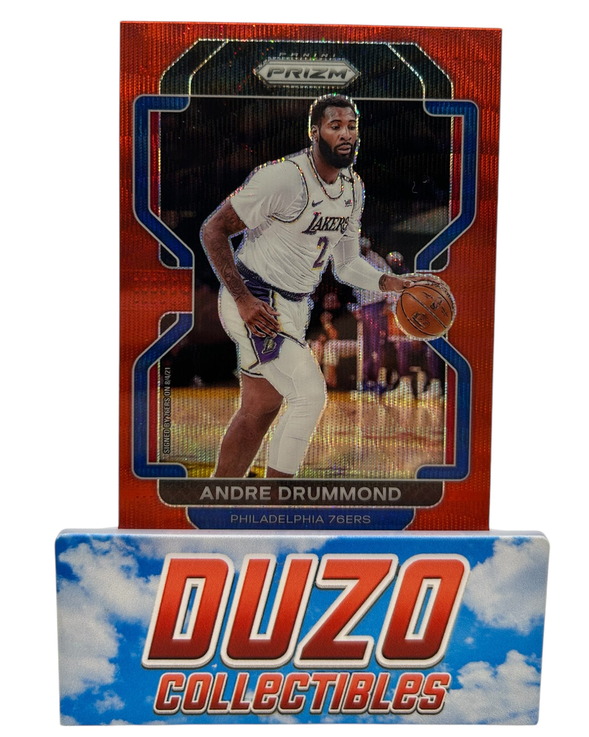 Andre Drummond Red Wave 2021-22 Panini Prizm No.5