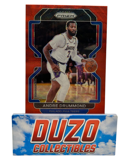Andre Drummond Red Wave 2021-22 Panini Prizm No.5