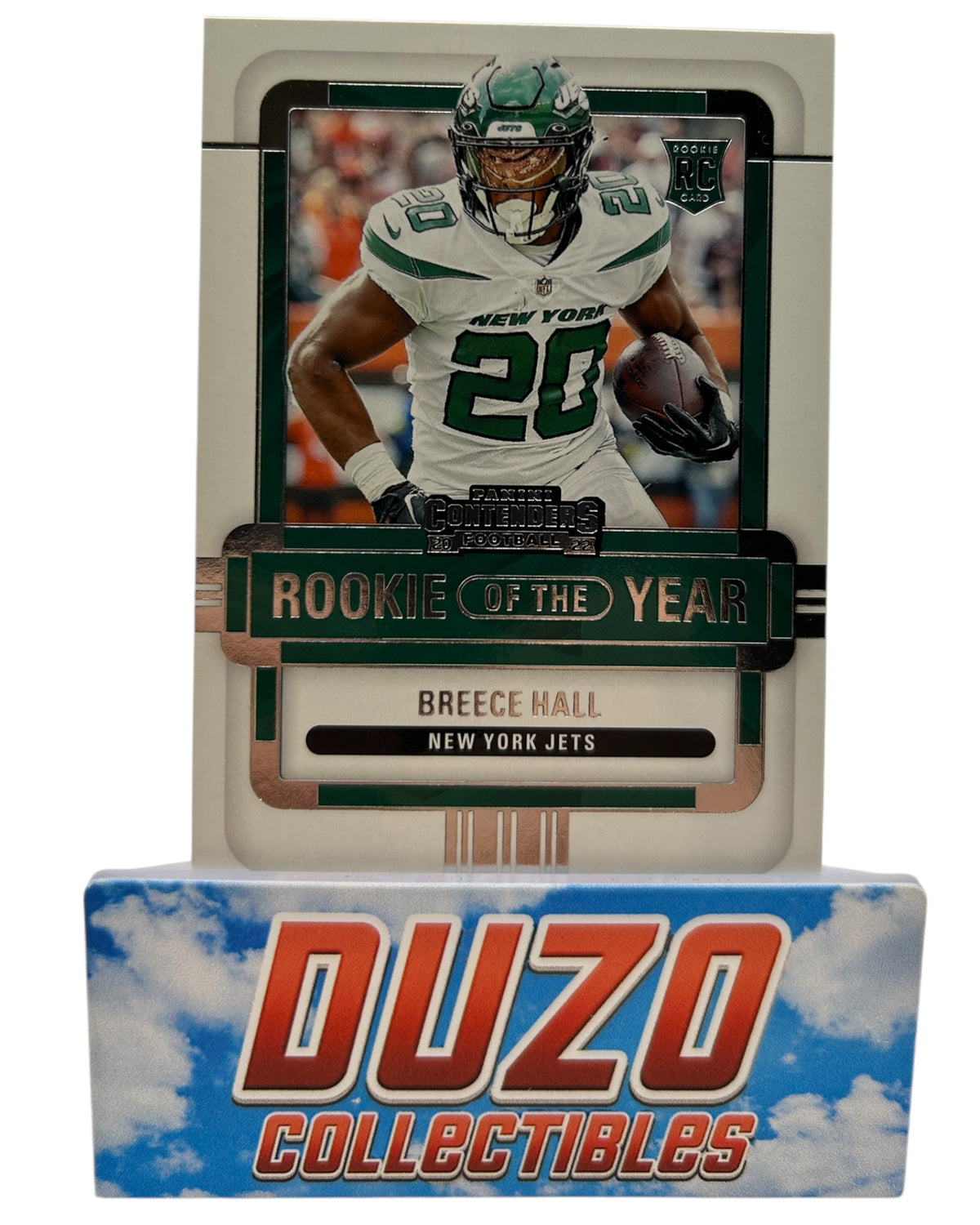 Breece Hall Rookie of the Year 2022 Panini Contenders No.ROY-BHA