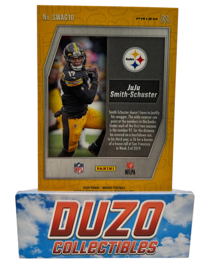 JuJu Smith-Schuster Swagger 2020 Panini Mosaic No.SWAG10