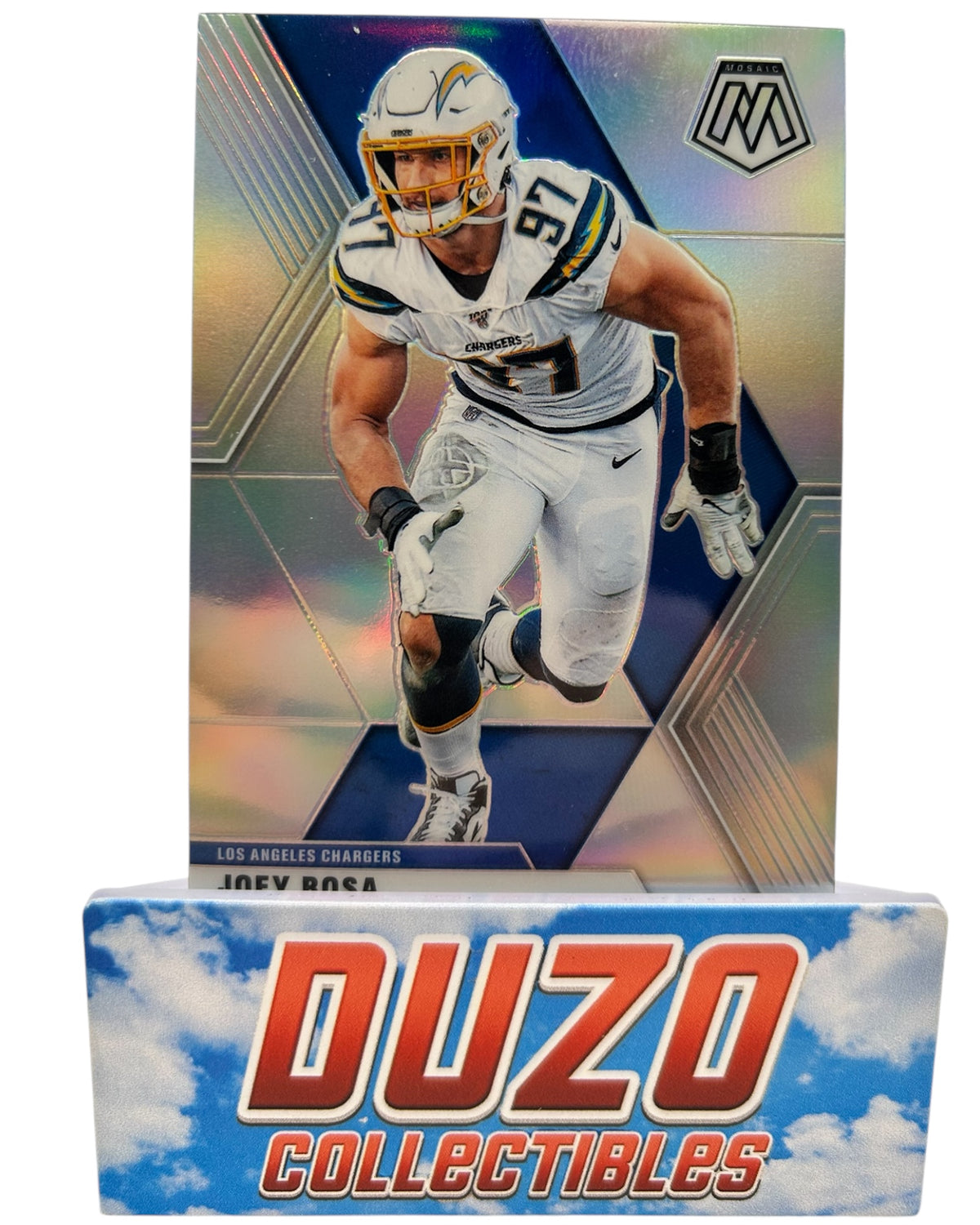 Joey Bosa Silver Refractor 2020 Panini Mosaic No.111