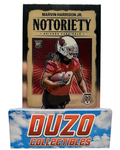 Marvin Harrison Jr. Rookie Notoriety 2024 Panini Mosaic No.22