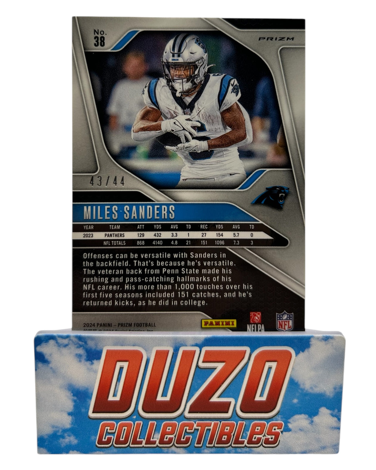 Miles Sanders Red&Yellow /44 2024 Panini Prizm No.38