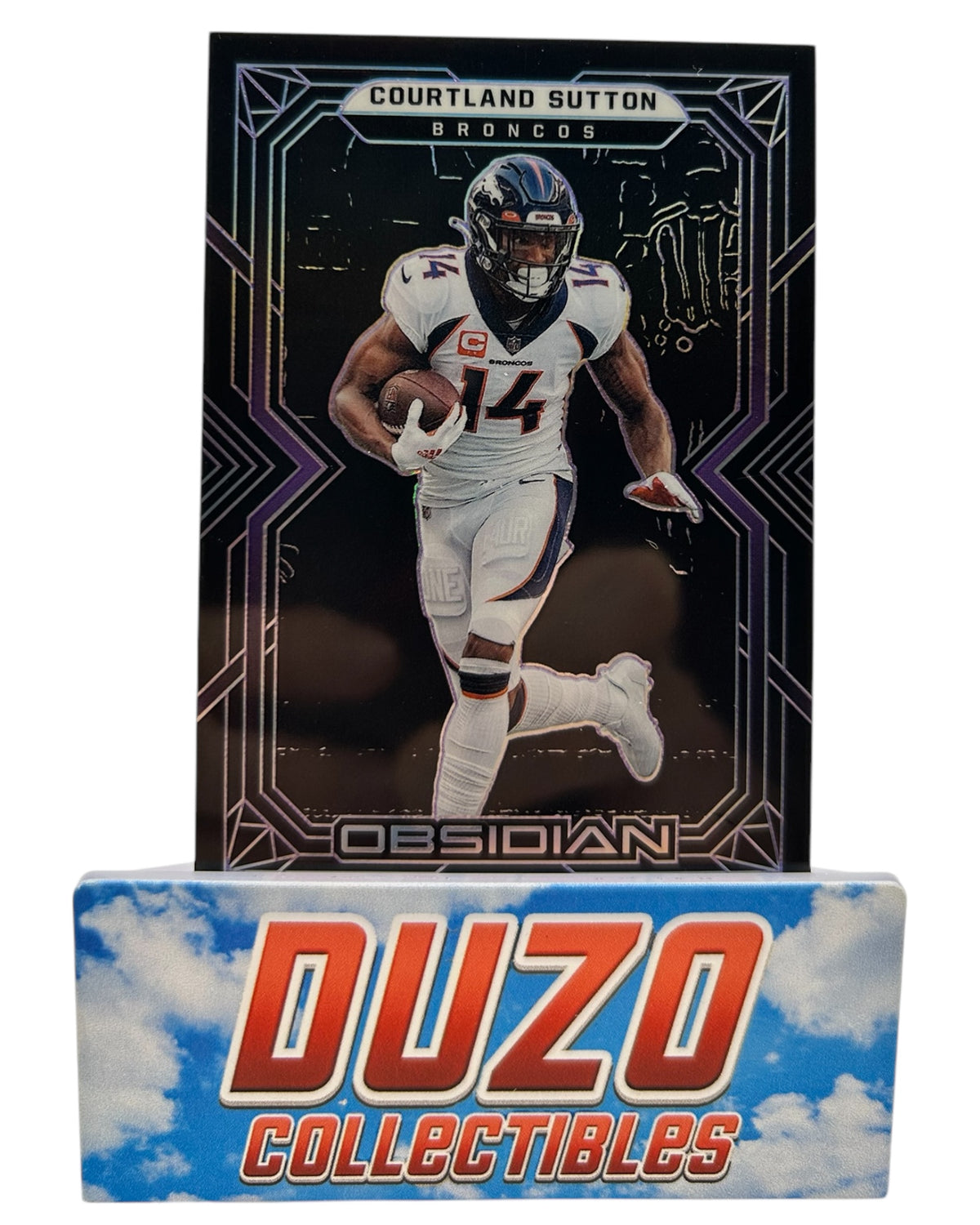 Courtland Sutton /100 2022 Panini Obsidian No.34