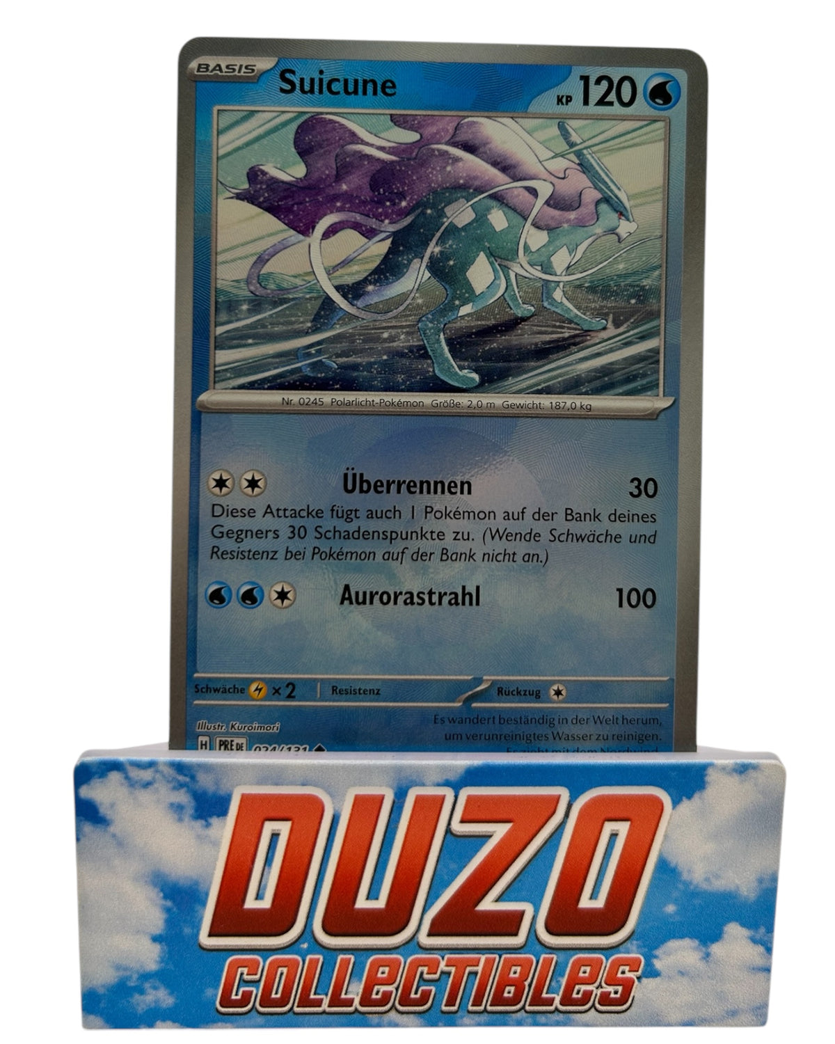 Suicune Pokeball Reverse Holo 2025 Pokemon Prismatische Entwicklungen No.024/131