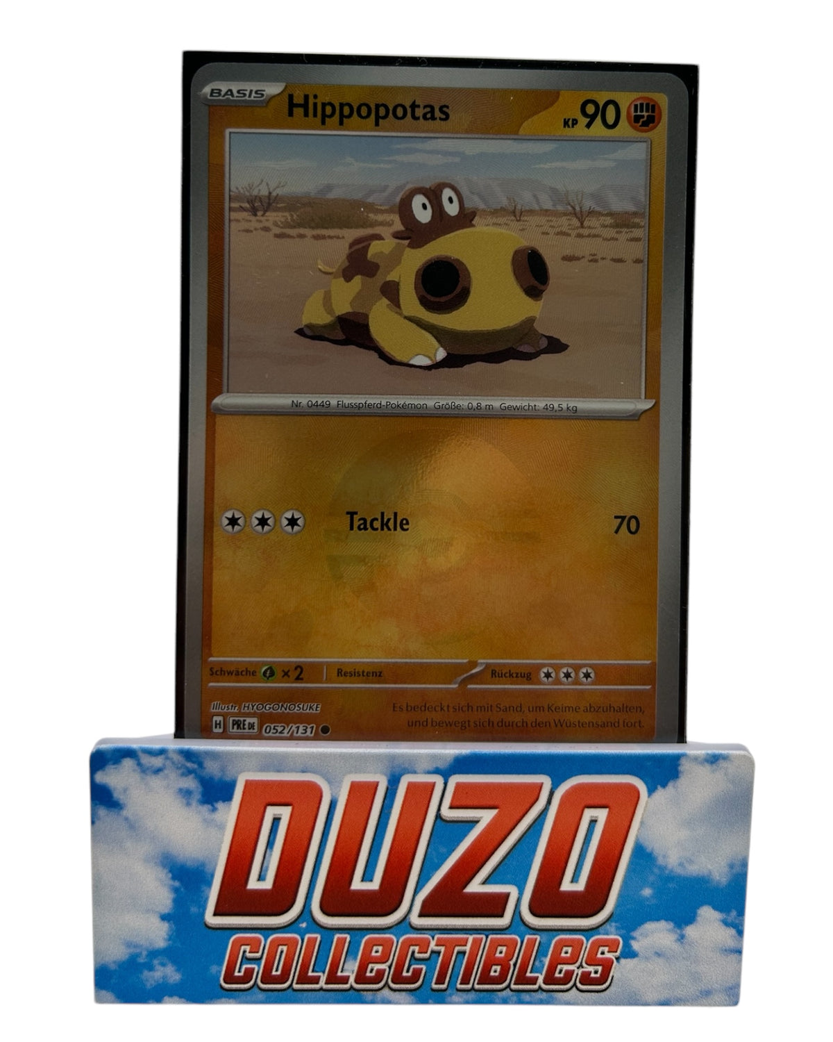 Hippopotas Pokeball Reverse Holo 2025 Pokemon Prismatische Entwicklungen No.052/131