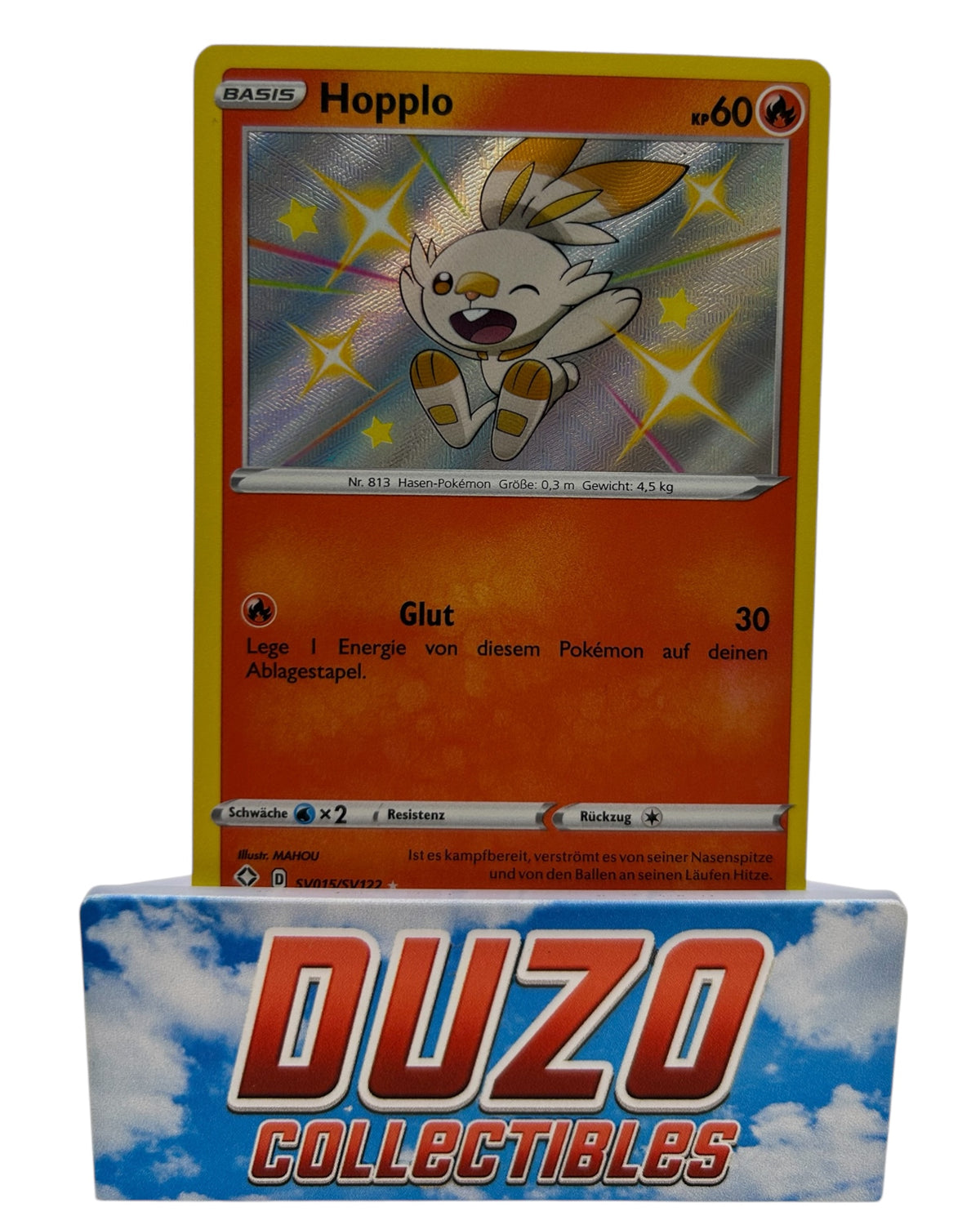 Hopplo Baby Shiny 2021 Pokemon Glänzendes Schicksal No.SV015/SV122